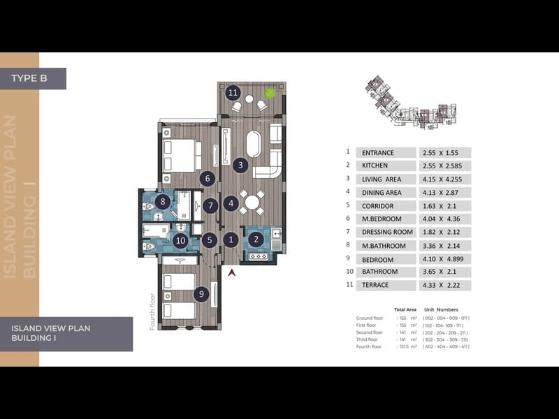 Three Bedroom in The View